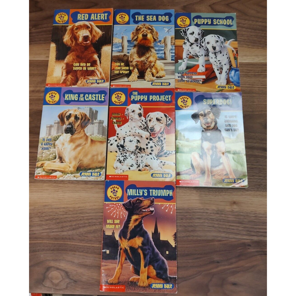 Lot of 7 Puppy Patrol Books 9, 13, 14, 18, 21, 22, 25 READ